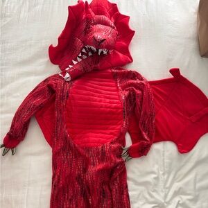 Pottery Barn Kids red dragon costume size 4-6